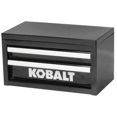 kobalt mini 10.83-in friction 2-drawer steel tool box|lowes kobalt mini tool box.